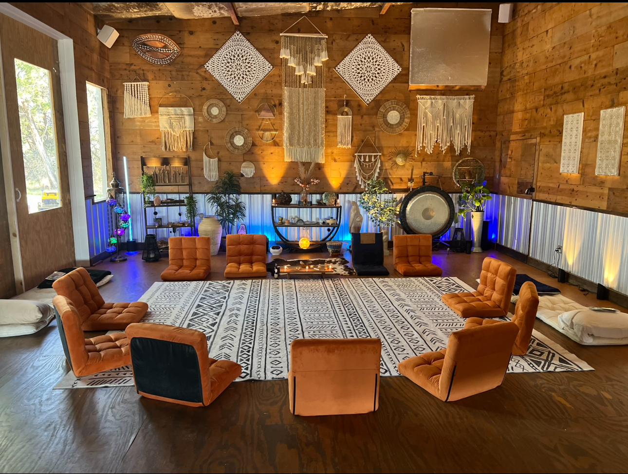 The Temple ceremony space at AWKN Ranch