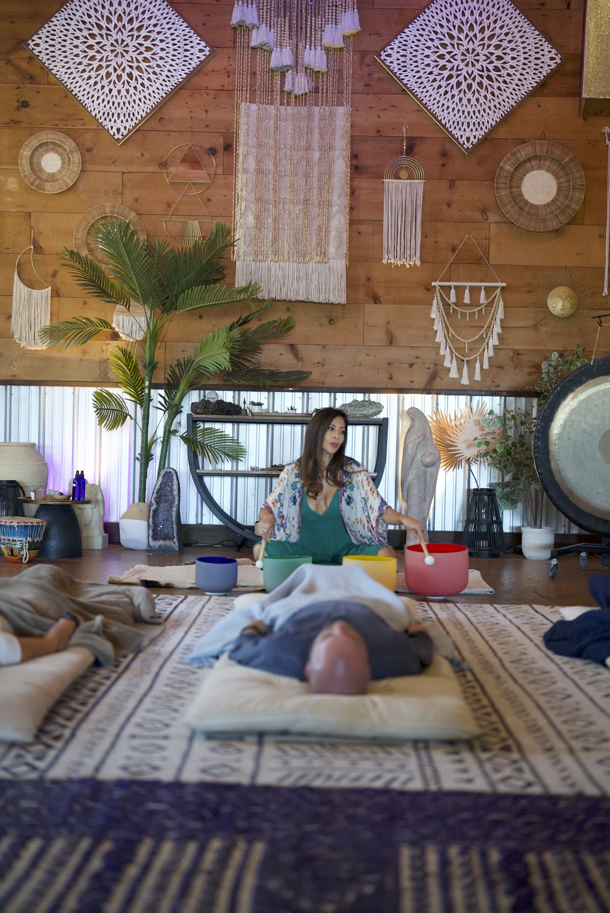 Sound bath and vibroacoustic sound at Within Center