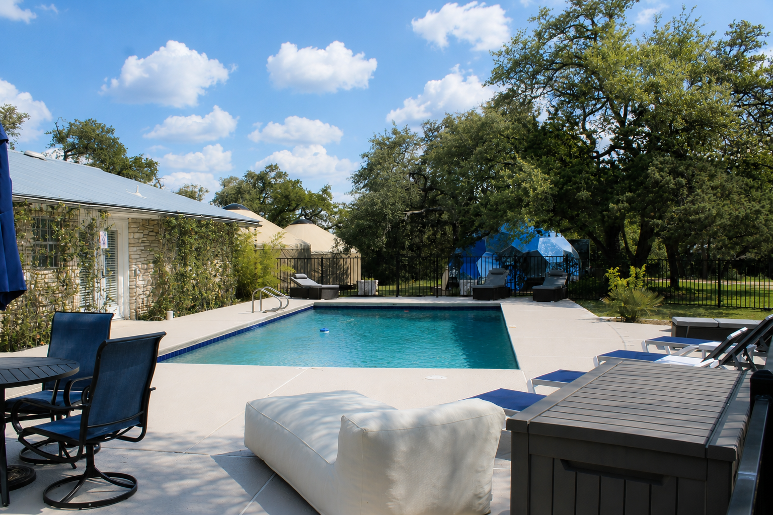 Resort pool at AWKN Ranch